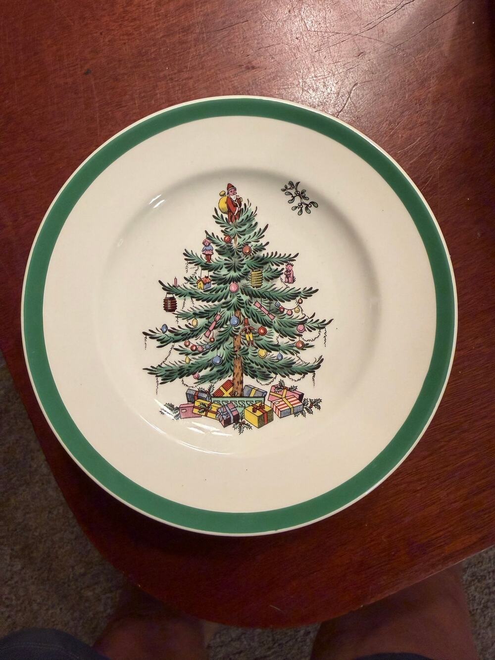 Spode [England] 5.5 Inch CHRISTMAS TREE plates